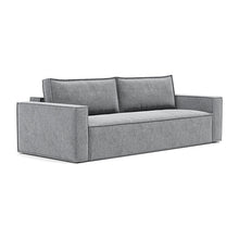 Load image into Gallery viewer, Newilla Sleeper Sofa with Standard Arms sofa three-quarter view - 565 Twist Granite