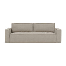Load image into Gallery viewer, Newilla Sleeper Sofa with Standard Arms sofa front view - 579 Kenya Gravel