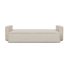 Load image into Gallery viewer, Newilla Sleeper Sofa with Standard Arms bed front view - 586 Phobos Latte