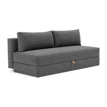 Load image into Gallery viewer, Osvald Sleeper Sofa - 350 Taura Deep Grey - 02 sofa 3 4