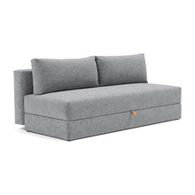Load image into Gallery viewer, Osvald Sleeper Sofa - 351 Taura Slate Grey - 02 sofa 3 4