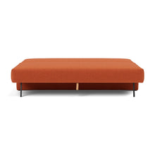 Load image into Gallery viewer, Osvald Sleeper Sofa - 412 Esina Rust Orange - 03 bed front