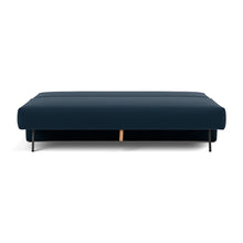 Load image into Gallery viewer, Osvald Sleeper Sofa - 528 Mixed Dance Blue - 03 bed front
