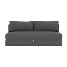 Load image into Gallery viewer, Osvald Sleeper Sofa - 529 Boucle Charcoal - 01 sofa front