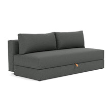 Load image into Gallery viewer, Osvald Sleeper Sofa - 529 Boucle Charcoal - 02 sofa 3 4