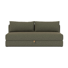 Load image into Gallery viewer, Osvald Sleeper Sofa - 535 Boucle Forest Green - 01 sofa front