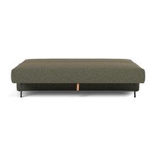 Load image into Gallery viewer, Osvald Sleeper Sofa - 535 Boucle Forest Green - 03 bed front