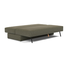 Load image into Gallery viewer, Osvald Sleeper Sofa - 535 Boucle Forest Green - 04 bed 3 4