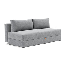 Load image into Gallery viewer, Osvald Sleeper Sofa - 565 Twist Granite - 02 sofa 3 4