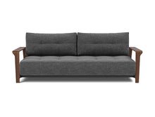 Load image into Gallery viewer, Ran D.E.L. Sleeper Sofa sofa front - 350 Taura Deep Grey
