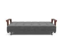 Load image into Gallery viewer, Ran D.E.L. Sleeper Sofa bed front - 350 Taura Deep Grey