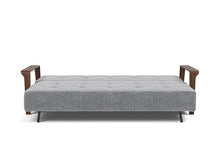 Load image into Gallery viewer, Ran D.E.L. Sleeper Sofa bed front - 351 Taura Slate Grey