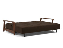 Load image into Gallery viewer, Ran D.E.L. Sleeper Sofa bed 3/4 - 358 Taura Chocco