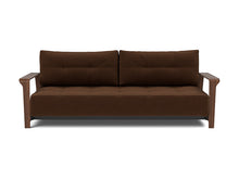 Load image into Gallery viewer, Ran D.E.L. Sleeper Sofa sofa front - 359 Taura Cappuccino
