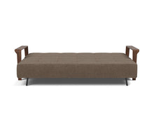 Load image into Gallery viewer, Ran D.E.L. Sleeper Sofa bed front - 411 Esina Cedar Brown