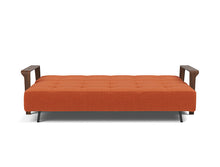 Load image into Gallery viewer, Ran D.E.L. Sleeper Sofa bed front - 412 Esina Rust Orange