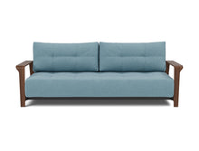 Load image into Gallery viewer, Ran D.E.L. Sleeper Sofa sofa front - 525 Mixed Dance Light Blue