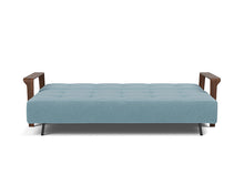 Load image into Gallery viewer, Ran D.E.L. Sleeper Sofa bed front - 525 Mixed Dance Light Blue