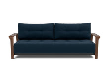 Load image into Gallery viewer, Ran D.E.L. Sleeper Sofa sofa front - 528 Mixed Dance Blue