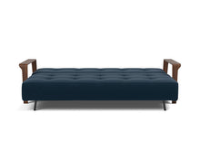 Load image into Gallery viewer, Ran D.E.L. Sleeper Sofa bed front - 528 Mixed Dance Blue