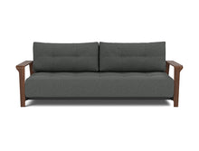 Load image into Gallery viewer, Ran D.E.L. Sleeper Sofa sofa front - 529 Bouclé Charcoal
