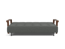 Load image into Gallery viewer, Ran D.E.L. Sleeper Sofa bed front - 529 Bouclé Charcoal