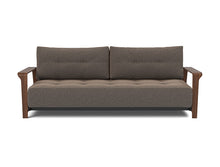 Load image into Gallery viewer, Ran D.E.L. Sleeper Sofa sofa front - 530 Bouclé Taupe