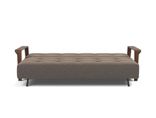Load image into Gallery viewer, Ran D.E.L. Sleeper Sofa bed front - 530 Bouclé Taupe