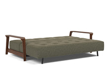 Load image into Gallery viewer, Ran D.E.L. Sleeper Sofa bed 3/4 - 535 Bouclé Forest Green