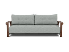 Load image into Gallery viewer, Ran D.E.L. Sleeper Sofa sofa front - 538 Melange Light Grey