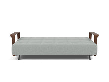 Load image into Gallery viewer, Ran D.E.L. Sleeper Sofa bed front - 538 Melange Light Grey