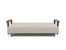 Load image into Gallery viewer, Ran D.E.L. Sleeper Sofa bed front - 539 Bouclé Beige