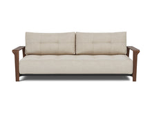 Load image into Gallery viewer, Ran D.E.L. Sleeper Sofa sofa front - 586 Phobos Latte