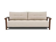 Load image into Gallery viewer, Ran D.E.L. Sleeper Sofa sofa front - 612 Blida Sand Grey