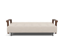 Load image into Gallery viewer, Ran D.E.L. Sleeper Sofa bed front - 612 Blida Sand Grey