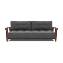 Load image into Gallery viewer, Ran D.E.L. Sleeper Sofa sofa front - 350 Taura Deep Grey
