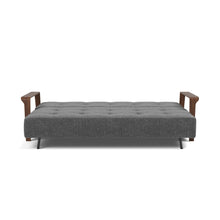 Load image into Gallery viewer, Ran D.E.L. Sleeper Sofa bed front - 350 Taura Deep Grey