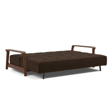 Load image into Gallery viewer, Ran D.E.L. Sleeper Sofa bed 3/4 - 358 Taura Chocco