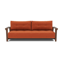 Load image into Gallery viewer, Ran D.E.L. Sleeper Sofa sofa front - 412 Esina Rust Orange