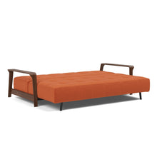 Load image into Gallery viewer, Ran D.E.L. Sleeper Sofa bed 3/4 - 412 Esina Rust Orange