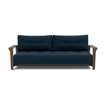 Load image into Gallery viewer, Ran D.E.L. Sleeper Sofa sofa front - 528 Mixed Dance Blue