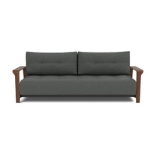 Load image into Gallery viewer, Ran D.E.L. Sleeper Sofa sofa front - 529 Bouclé Charcoal