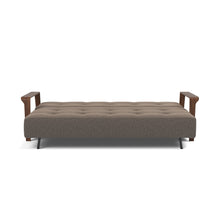 Load image into Gallery viewer, Ran D.E.L. Sleeper Sofa bed front - 530 Bouclé Taupe