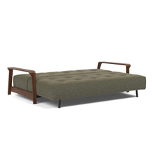 Load image into Gallery viewer, Ran D.E.L. Sleeper Sofa bed 3/4 - 535 Bouclé Forest Green