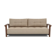 Load image into Gallery viewer, Ran D.E.L. Sleeper Sofa sofa front - 587 Phobos Mocha