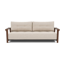 Load image into Gallery viewer, Ran D.E.L. Sleeper Sofa sofa front - 612 Blida Sand Grey