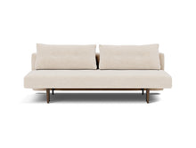 Load image into Gallery viewer, Recast Sleeper Sofa Dark Styletto sofa front - 255 Adario Basmati