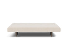 Load image into Gallery viewer, Recast Sleeper Sofa Dark Styletto bed front - 255 Adario Basmati