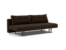 Load image into Gallery viewer, Recast Sleeper Sofa Dark Styletto sofa 3/4 - 358 Taura Chocco