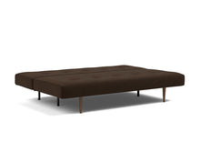 Load image into Gallery viewer, Recast Sleeper Sofa Dark Styletto bed 3/4 - 358 Taura Chocco